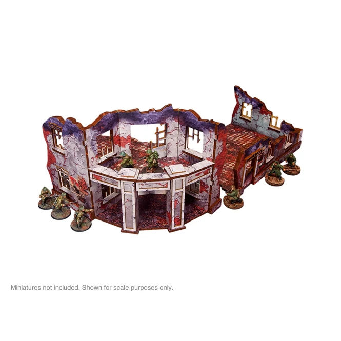 Pre-Painted WW2 Ostfront Stalingrad Univermag (Front Section)