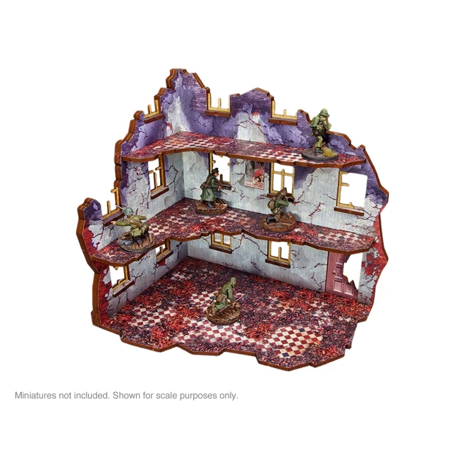 Pre-Painted WW2 Ostfront Stalingrad Univermag (Rear Section)
