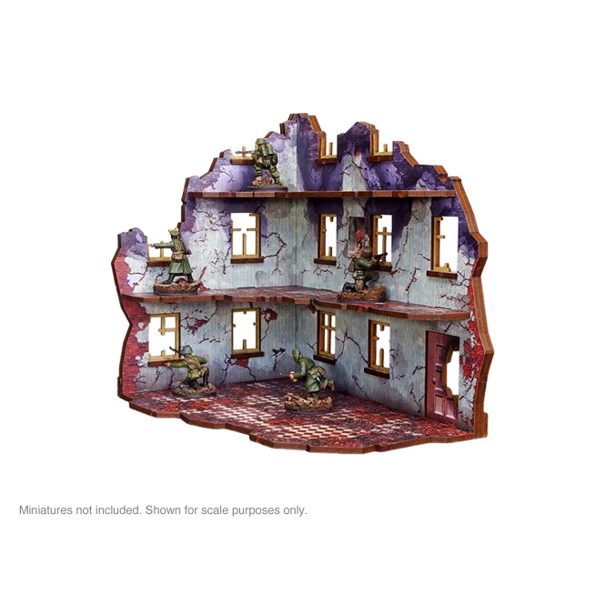 Pre-Painted WW2 Ostfront Stalingrad Univermag (Rear Section)