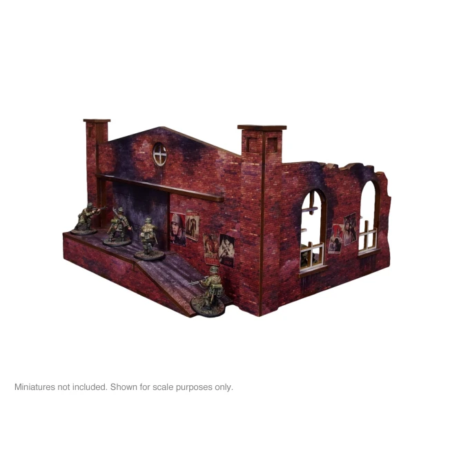 Pre-Painted WW2 Ostfront Stalingrad Factory Back