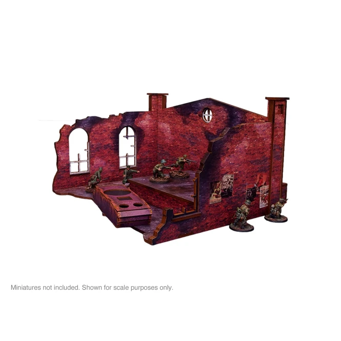 Pre-Painted WW2 Ostfront Stalingrad Factory Back