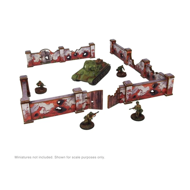 Pre-Painted WW2 Ostfront Stalingrad Walls High