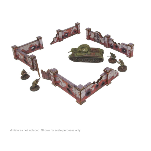 Pre-Painted WW2 Ostfront Stalingrad Walls High