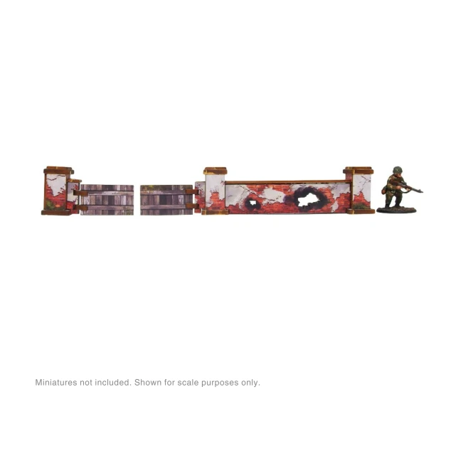 Pre-Painted WW2 Ostfront Stalingrad Walls Low