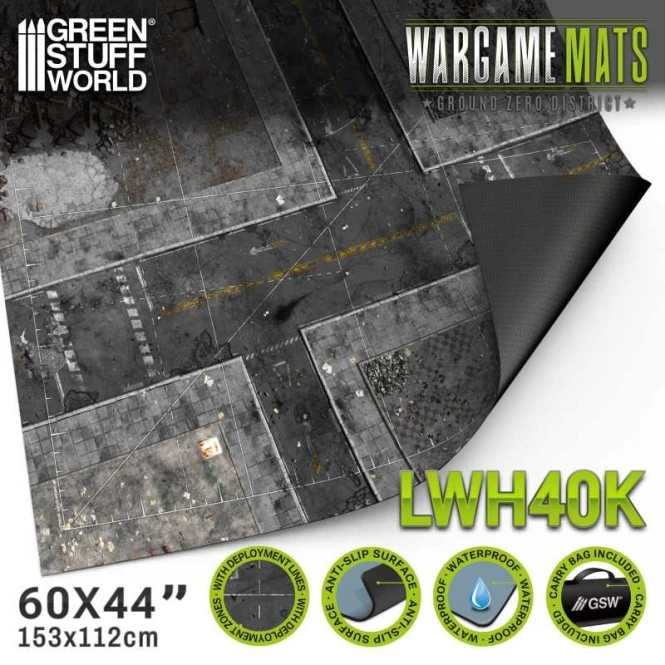 Wargame Mat - 40"x60" Ground Zero