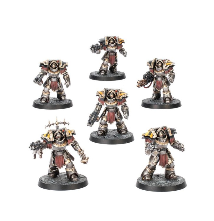 Cataphractii Terminators with Combi-bolters and Power Fists