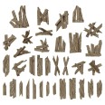 3D Printed  Broken Wood Planks 1:48-1:35