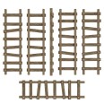 3D Printed -  Large Wooden Ladders 1:48-1:35