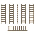 3D Printed -  Small Wooden Ladders 1:48-1:35