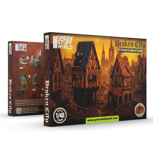 BROKEN CITY cardboard scenery