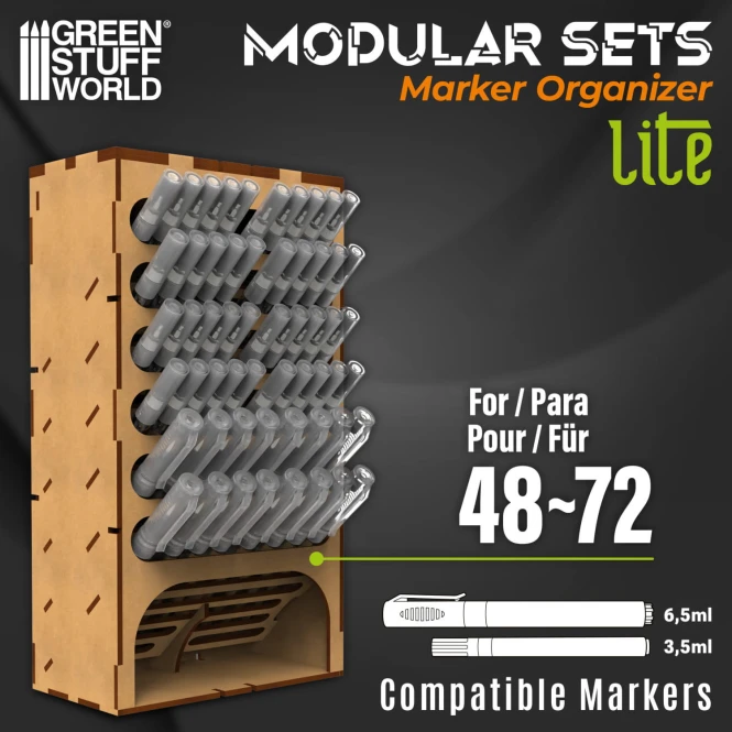 MDF Markers Organizer