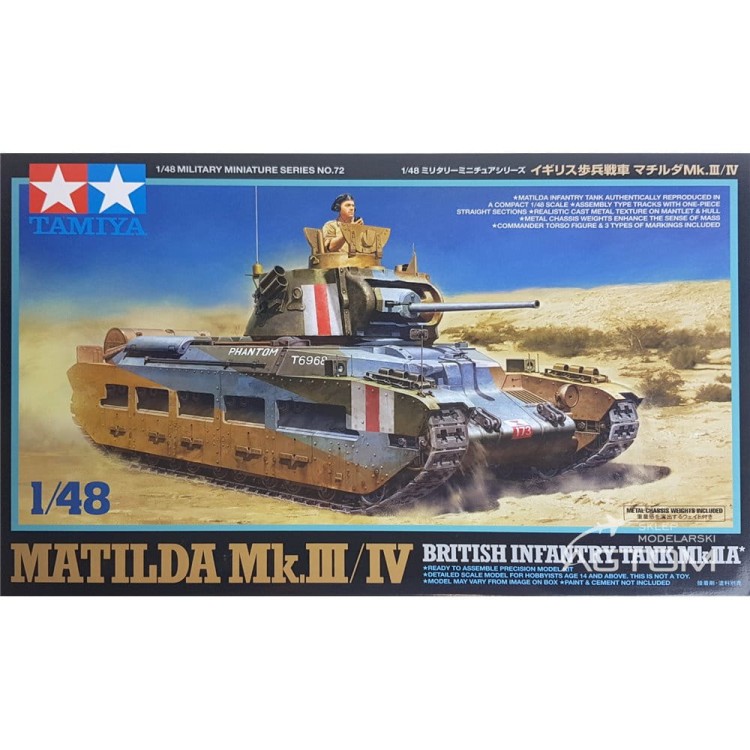 Tamiya 32572 1/48 Matilda Mk.III/IV