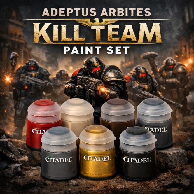 Zestaw farb Adeptus Arbites Kill Team Exaction Squ