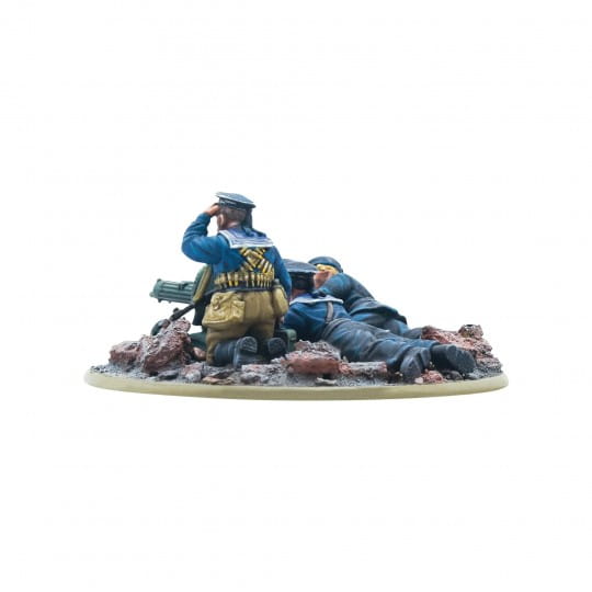 Soviet Naval Brigade MMG team