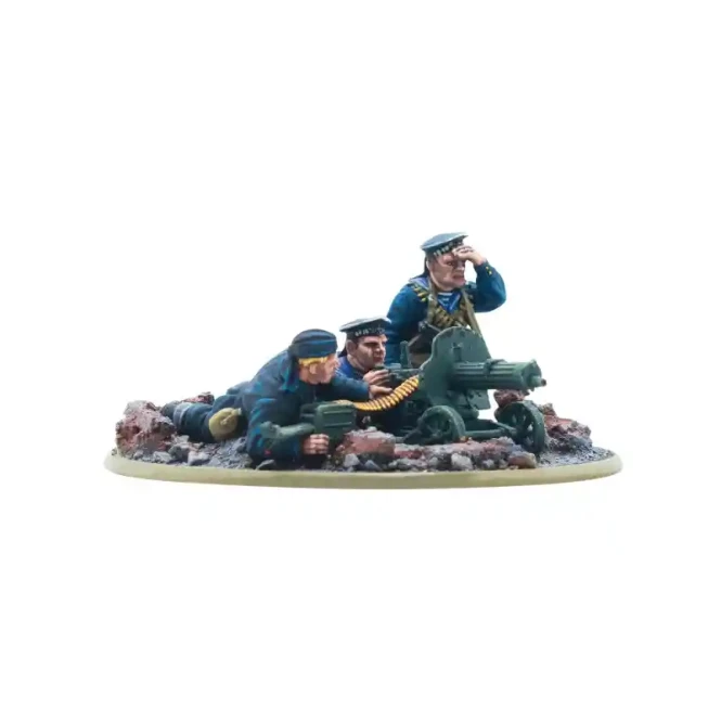 Soviet Naval Brigade MMG team