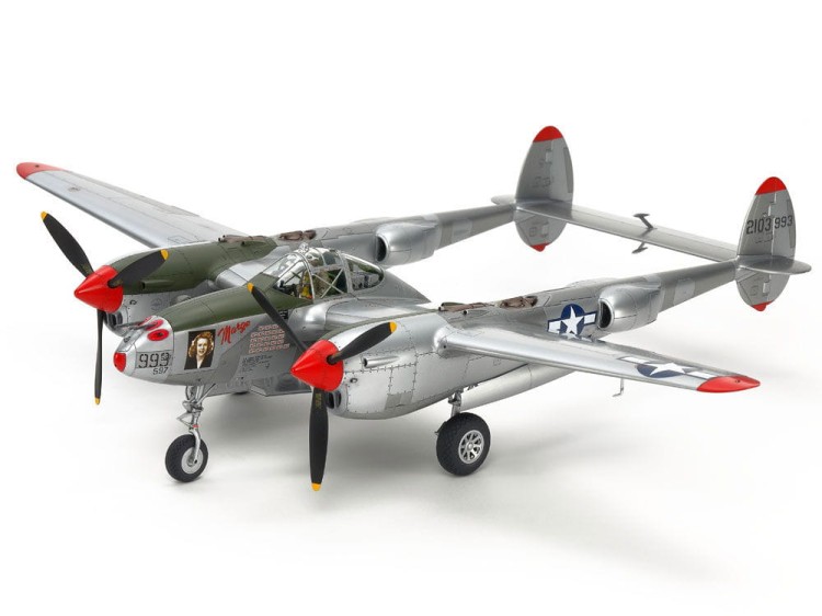 Tamiya 61123 1-48 Lockheed P-38J Lightning osnowa1.jpg