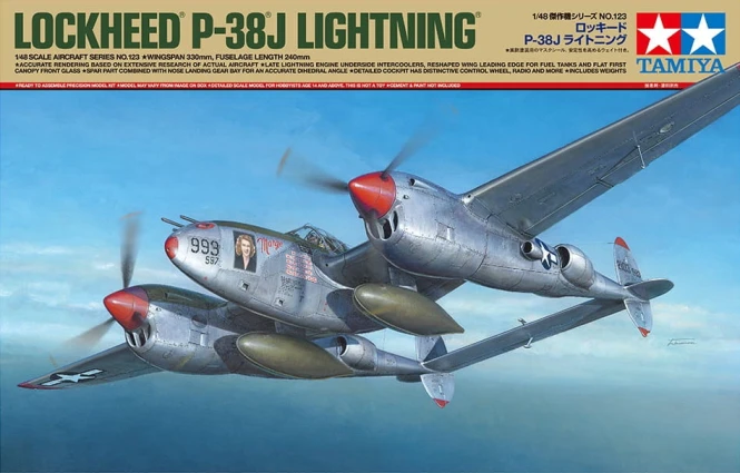 Tamiya 61123 1/48 Lockheed P-38J Lightning