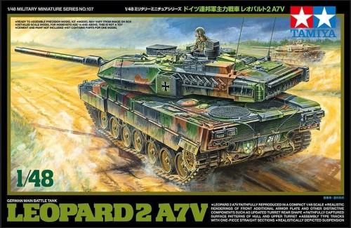 Tamiya 32607 1/48 German Main Battle Tank Leopard 2 A7V