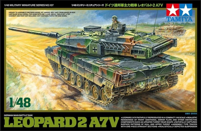 Tamiya 32607 1/48 German Main Battle Tank Leopard