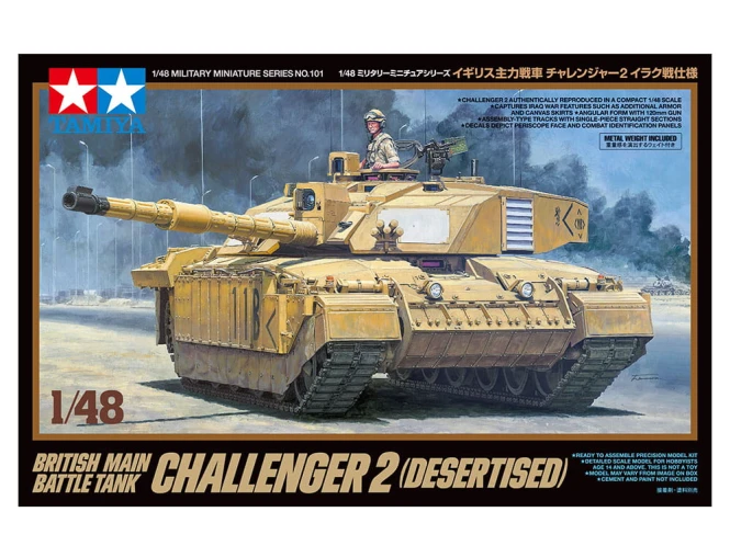 Tamiya 32601 1/48 British Main Battle Tank Challenger (Desertised)