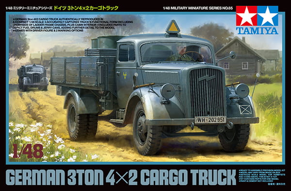 Tamiya 32585 1/48 German 3t 4x2 Cargo Truck