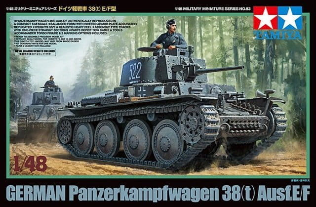 Tamiya 32583 1/48 Panzer 39(t) Ausf.E/F