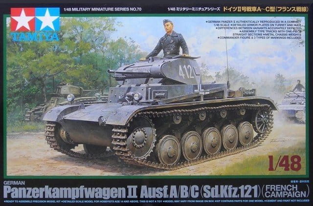 Tamiya 32570 1/48 Panzer II A/B/C (French)