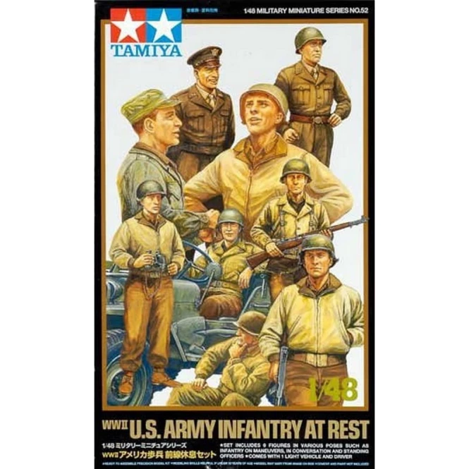 Tamiya 32552 1/48 US Army Infantry at Rest