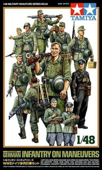 Tamiya 32530 1/48 Ger Infantry on Maneuver