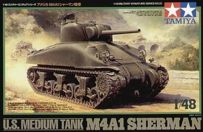 Tamiya 32523 1/48 US M4A1 Sherman