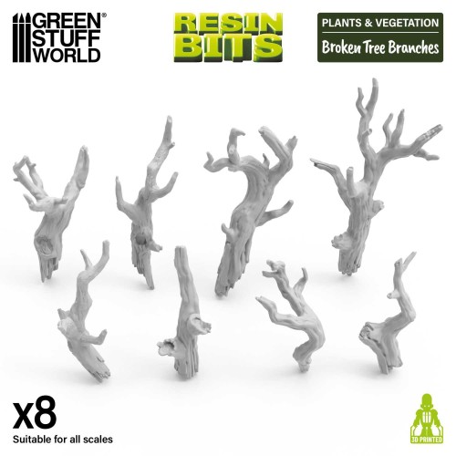 Broken tree branches 1:72-1:48-1:35