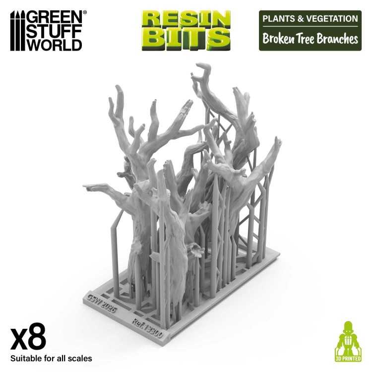 Broken tree branches 1:72-1:48-1:35