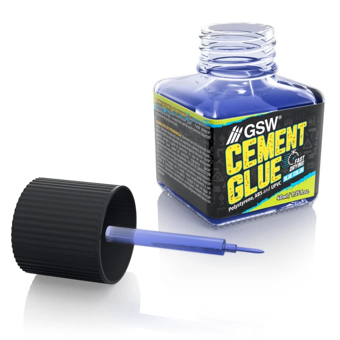 Green Stuff World – Blue Cement Glue for Plastics