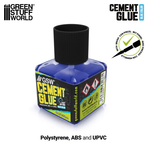 Green Stuff World – Blue Cement Glue for Plastics