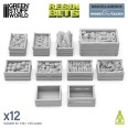 Wooden Food Crates 1:48