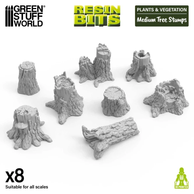 Medium Tree Stumps