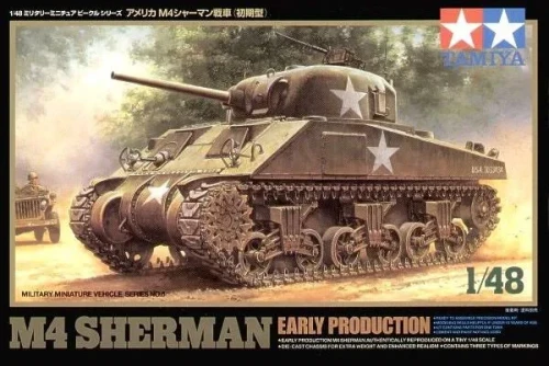 Tamiya 32505 1-48 U.S. M4 Sherman Early Production  4950344061105 osnowa.webp