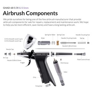 Gaahleri GHAD-68 Advanced Series Airbrush