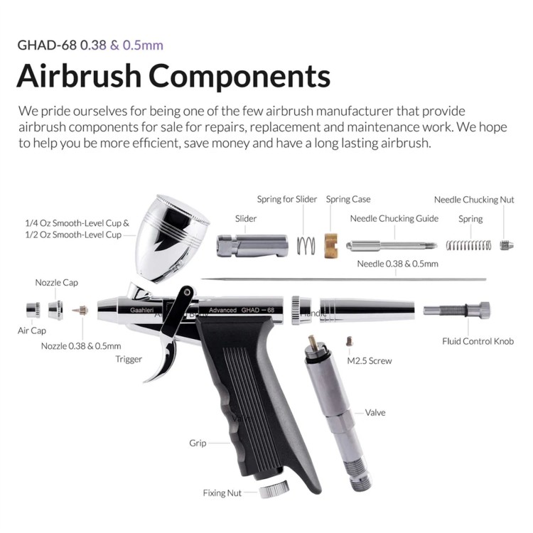 Gaahleri GHAD-68 Advanced Series Airbrush