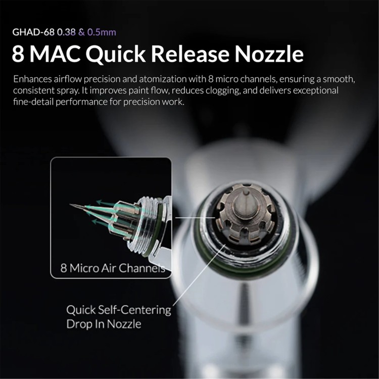 Gaahleri GHAD-68 Advanced Series Airbrush