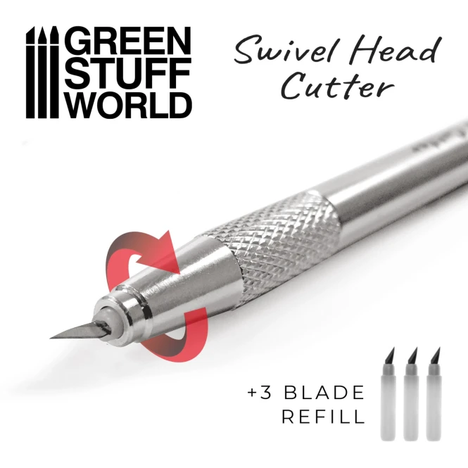 Swivel head cutter 360? with 3x blade replacement