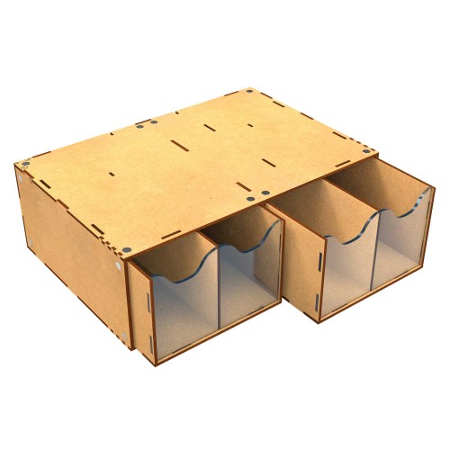 Stackable hobby drawer rack (x4 vertical drawers)