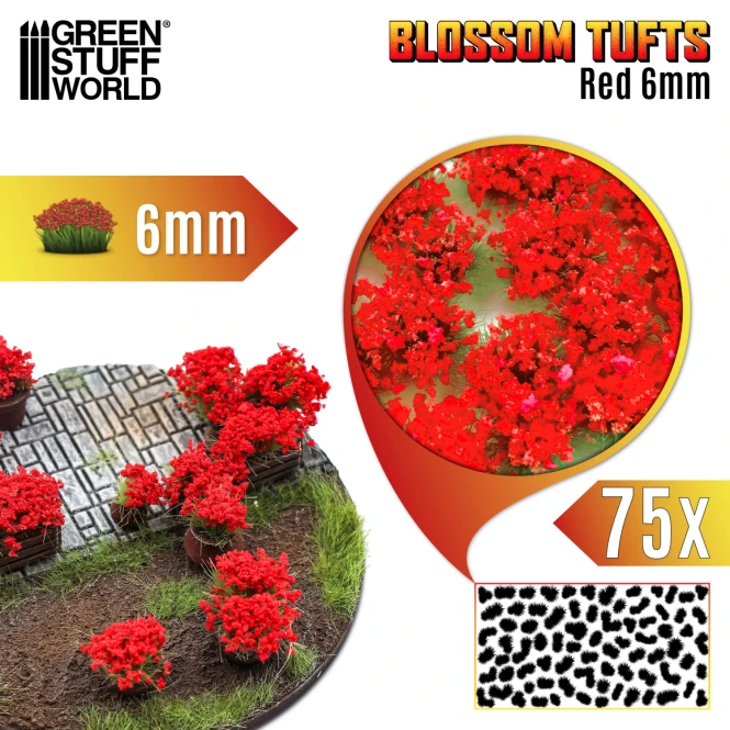 BLOSSOM TUFT - RED