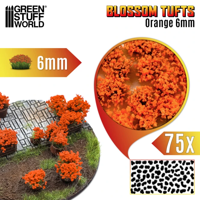 BLOSSOM TUFT - ORANGE