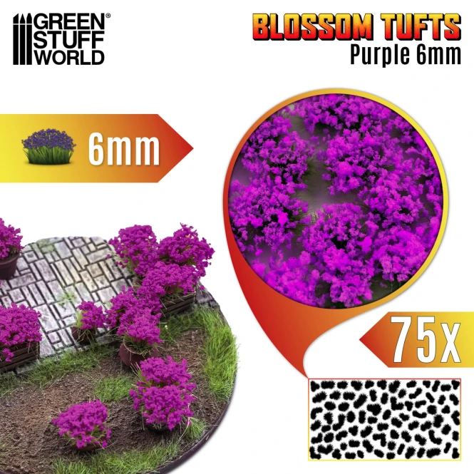 BLOSSOM TUFT - PURPLE