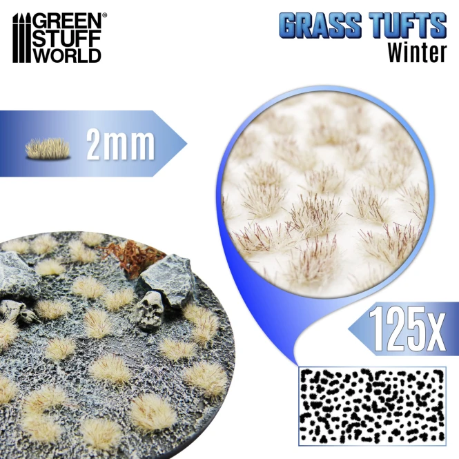 Grass TUFTs XXL 2mm Winter