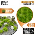 Grass TUFTs  12mm - REALISTIC GREEN