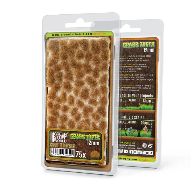 Grass TUFTs XXL 12mm - DRY BROWN