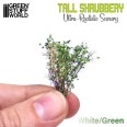 Tall Shrubbery - White/Green
