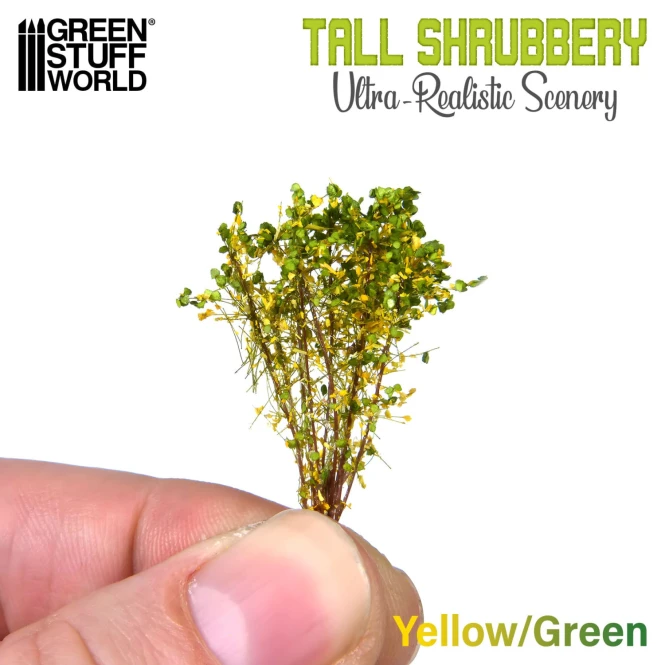 Tall Shrubbery - Yellow/Green